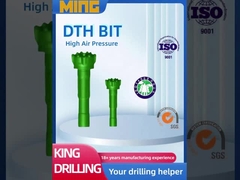 3 Inch COP32 Shank 105mm Down The Hole DTH Hammer Drill Button Bit For Borehole Drilling