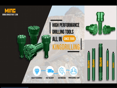 MING, manufacturer of Overburden casing drilling system, DTH hammer, DTH drill bits