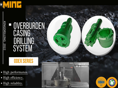 MING, manufacturer of Overburden casing drilling system, DTH hammer, DTH drill bits