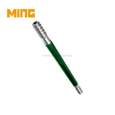 1830mm T51 Rock Drill Bit Extension Rod สำหรับการเจาะรูแบบตั้งโต๊ะและรูยาว