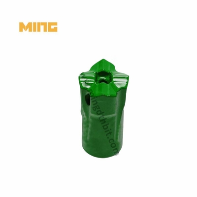Strong Wear Resistance 11 Degree 30mm Tapered Cross Button Bits For Stone Engineering