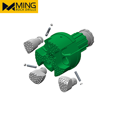 OD406mm MRS406 Overburden Concentric Casing Drilling System Bit With 3 Reamers For Piling