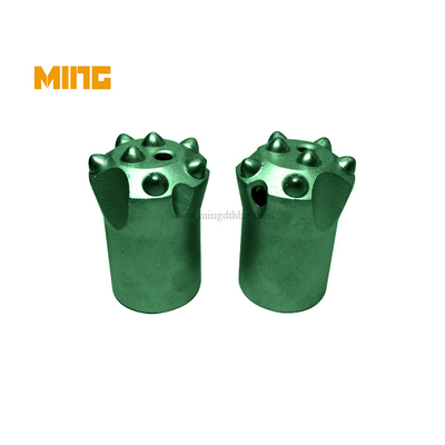 40mm Tapered Button Borewell Hammer Bit For Rock Coring Drilling 7 Degree